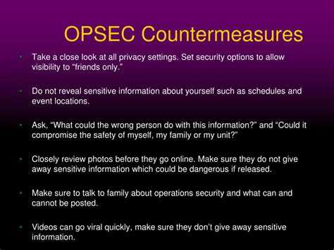 Which Of The Following Are Good Opsec Countermeasures