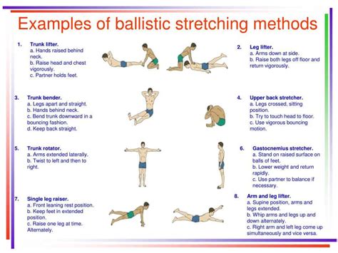 Which Of The Following Is A Ballistic Stretching Exercise