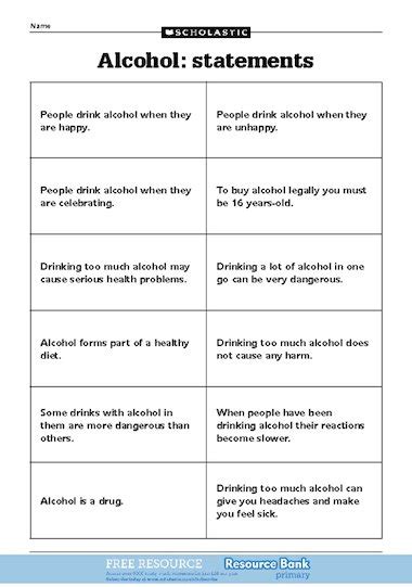 Which Of The Following Statements Is Not True About Alcohol