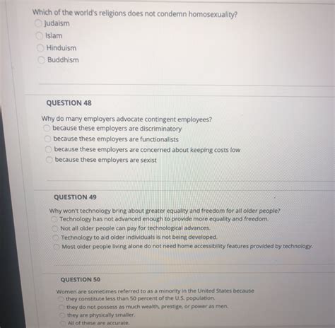 Which Of The World's Religions Does Not Condemn Homosexuality Quizlet