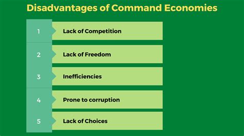 Which Statement Describes A Disadvantage Of A Command Economy