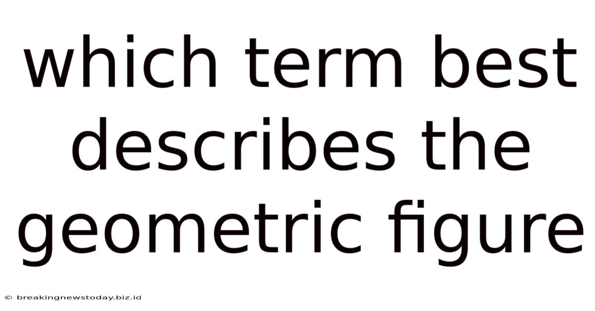 Which Term Best Describes The Geometric Figure